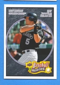 2008 Upper Deck Baseball Heroes Black #56 Matt Holliday Rockies - Bild 1 von 1