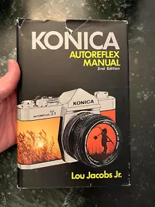 Konica Autoreflex Manual, Lou Jacobs Jr., 2nd ed. 1974 hardcover w/dust jacket - Picture 1 of 3