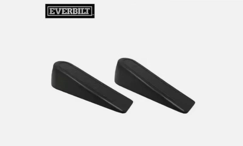 Everbilt Heavy-Duty Brown Rubber Door Stop (2-Pack)