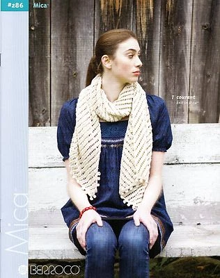 Berroco Knitting & Crochet Pattern Book Mica #286 10 Designs for Women - Image 1 of 4