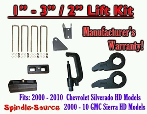 3" Keys+ 2" Blocks + Ext+ TOOL FOR 00-10 CHEVY GMC 2500 3500 HD Silverado Sierra - Picture 1 of 2