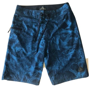 prAna Fenton Board Short 10" Inseam Nautical Foliage Skate Swim - Picture 1 of 5