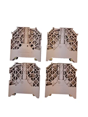 4 x Weidmuller WEW 35/1 DIN Terminal End Bracket - New - Image 1 of 4