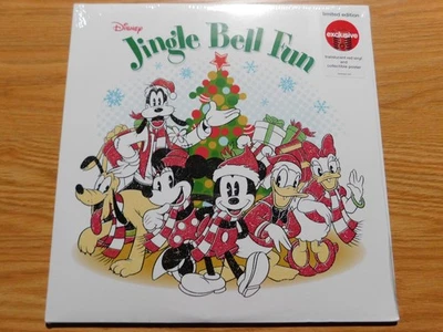 SEALED! Various - Walt Disney LP - Jingle Bell Fun - Red Vinyl/Poster - Image 1 of 2