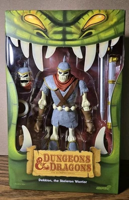 Figura de acción Dungeons & Dragons Ultimates Dekkion Skeleton Warrior Super 7 Foto 1 de 4