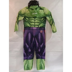 Marvel Vengadores Hulk Disfraz Mono con Máscara - Niño Pequeño JWC3800 - Imagen 1 de 6