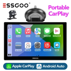 9 INCH Portable Wireless Car Radio Apple Carplay Android Auto Touch Screen Unit - Picture 1 of 10