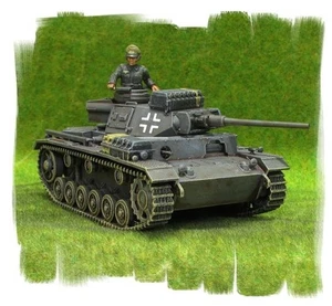 Painted! -  German Panzer III - 28mm WW2 - World War II  Bolt Action - Picture 1 of 2