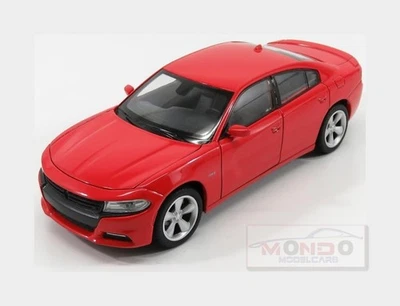 1:24 Welly Dodge Charger R/T 4-Door 2016 Red WE24079R Modellino - Immagine 1 di 2