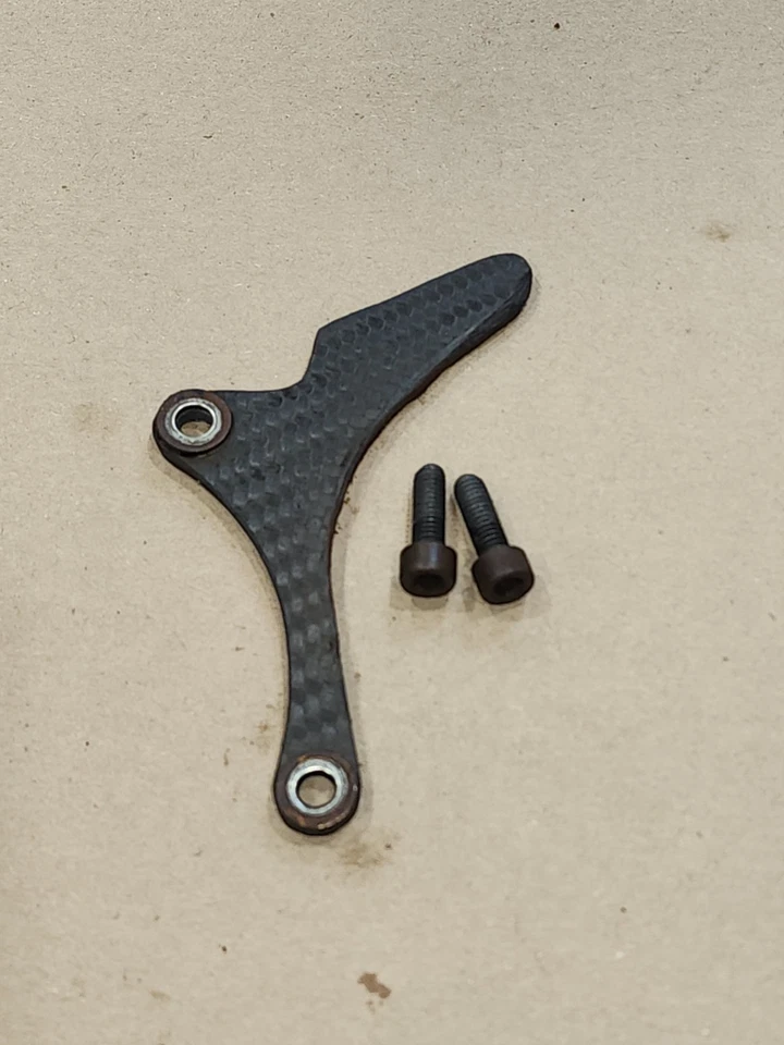 Yamaha YZ426F YZ426 II 2001 00-02 estuche de fibra de carbono protector de cadena de ahorro Foto 1 de 1