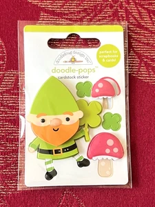 NUR 1 - KOBOLD ST PATRICK'S DAY KLEE DOODLE-POPS 3D AUFKLEBER KOSTENLOSER VERSAND - Bild 1 von 1