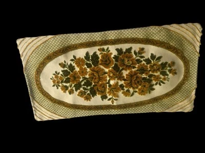 Vintage Tapestry Roses  Rectangle Handmade Bedroom , Vibrant Cottagecore Accent - Image 1 of 4