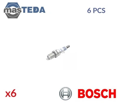 0 242 236 618 ENGINE SPARK PLUG SET PLUGS BOSCH 6PCS NEW OE REPLACEMENT - Image 1 of 4