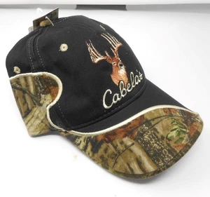 New Cabela's REAL TREE Camo Infinity Deer Hunting Adjustable Hat 12 POINT BUCK - Picture 1 of 7
