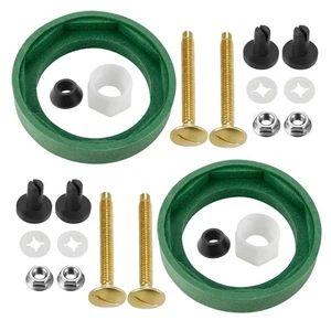 2 Packs Toilet Tank to Bowl Coupling Kit, Replacement Repair Parts AS738756-0... - Picture 1 of 6