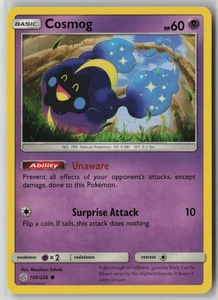 Cosmog 100/236 Pokemon Eclipse Cósmico Común Ligeramente Jugado (LP) 1 - Imagen 1 de 2