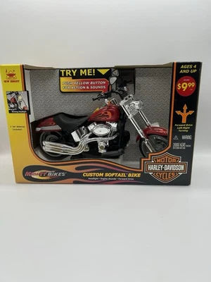 Harley Davidson Mighty Bike Custom Softtail Deuce Neu Helle Qualität Spielzeug - Bild 1 von 4
