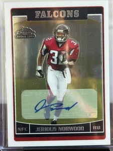 Autografi Topps Chrome Jerious Norwood #241 Rookie 2006 - Foto 1 di 2