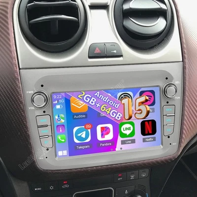 For Alfa Romeo Mito 2008-2016 Apple Carplay Android 15 Car Stereo GPS Nav WIFI BT - Image 1 of 4