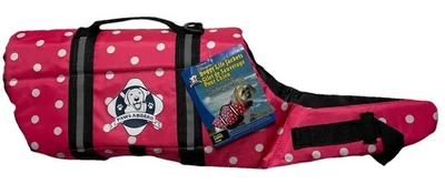 NWT Paws Aboard Doggy Life Jacket Pink Polka Dot (Large) NEW 50-90 lbs. - Image 1 of 4