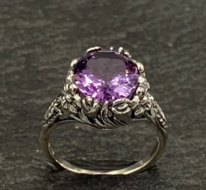 Amethyst Ring 925er Silber Gr. 49 - Bild 1 von 12