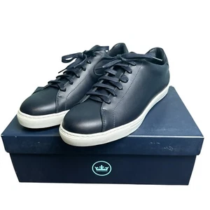 Peter Millar Vantage Lite Sneakers Navy Mens 9 Golf Casual Shoes New In Box - Picture 1 of 13