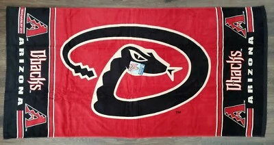 MLB Arizona Diamondbacks Beach and Bath Towel 30 x 60 inches team logo Baseball - Image 1 of 4