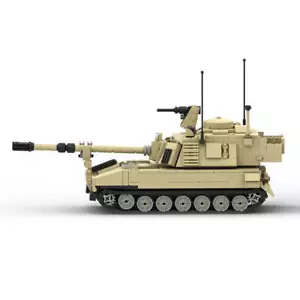 M-109 PALADIN 155mm Howitzer 1079 Pieces MOC-152147 Building Blocks Toys Set - Picture 1 of 5