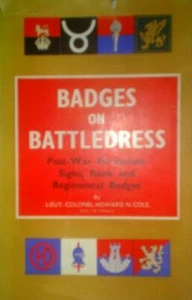 Badges on battledress: Post-war formation signs and rank and regimental badges, - Imagen 1 de 1