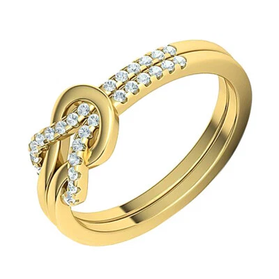 Ring mit Brillanten Damenring aus Gold Goldring Solitär-Ring Verlobungsring - Bild 1 von 3