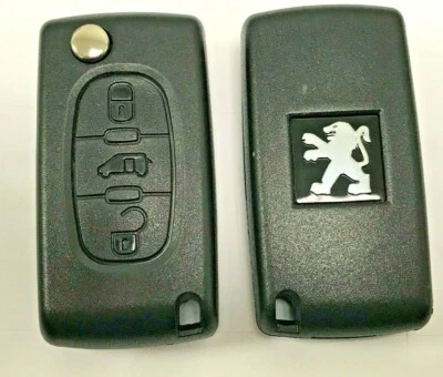 Coque Boitier clé PLIP télécommande Peugeot Partner*EXPERT: CE0523 * 3 Boutons - Image 1 of 4