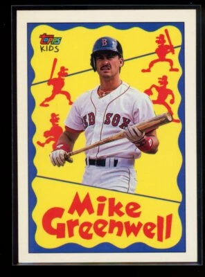 1992 Topps Kids #69a Mike Greenwell - Image 1 of 2