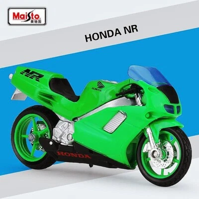 Maisto 1:18 HONDA NR Motorcycle Model Diecast MOTOGP Racing Toy NEW BOX Green - Image 1 of 4