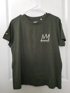 Uniqlo SPRZNY Jean-Michel Basquiat Green Short Sleeve T-Shirt Unisex Size Large - Picture 1 of 11