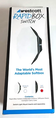 Westcott Rapid Box Switch Strip Softbox 1x2 in **New in box** - Image 1 of 4