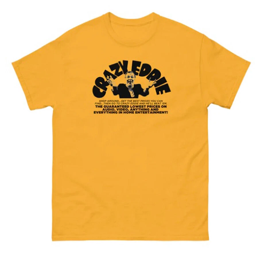 Camiseta Camiseta CRAZY EDDIE Cereal Hombre/Unisex Manga Corta NYC NEW YORK CITY Foto 1 de 1