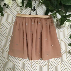 Falda de rubor de joya embellecida Nordstrom happening in the presente S - Imagen 1 de 7