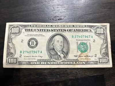 Rare 1985 $100 Bill - Image 1 of 3