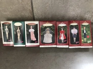 LOT OF 7: BARBIE SERIES & CLUB EXCLUSIVE Hallmark Keepsake Ornaments 1995-2000 - Bild 1 von 8