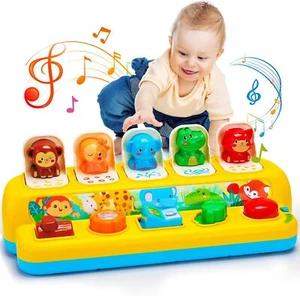 The interaction between music and light pops up animal toys. - Picture 1 of 7