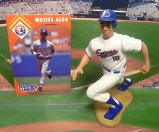 1995  MOISES ALOU - Starting Lineup - SLU - Figure & Card - MONTREAL EXPOS