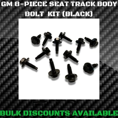 1963-1967 Chevrolet C2 Corvette Front Bench Bucket Seat Track Body BOLTS GM OEM - Image 1 of 2