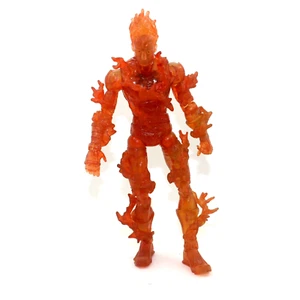 Marvel 2005 Toy Biz Human Torch Flame On Fantastic 4 Actionfigur 6" Defekt - Bild 1 von 2