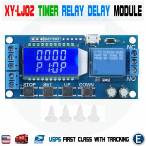 XY-LJ02 Time Delay Relay Module Control Timer Switch 6-30V Trigger Loop Timing - Picture 1 of 11