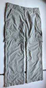 Rei Girls Gray Cargo Outdoors Hiking Convertible to Shorts Casual Girls XL (18) - Picture 1 of 12