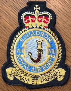 n. Patch distintivo 8 squadroni RAF Royal Air Force - Uspiam et Passim - Foto 1 di 3