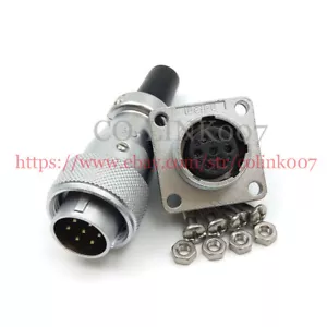 WEIPU WS16 7pin Power Connector, Aviation High Voltage Bulkhead Solder Wire Plug - Picture 1 of 8