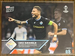 2020-21 Topps Now UEFA Europa #13 Ciro Immobile SS Lazio - Picture 1 of 2
