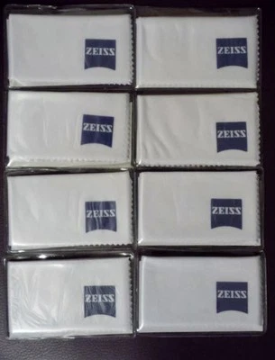 Original ZEISS Lens Cleaning Microfiber Cloths Optical computer 7" x 6" lot of 8