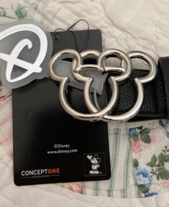 Disney Damen Gürtel Mickey Mouse schwarz/silber Größe S - Bild 1 von 3